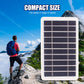 Painel solar flexível de 2W e 5V