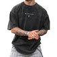 🔥2026 Novo lançamento e grande sucesso de vendas🔥Camiseta vintage masculina com estampa de cruz e letras – algodão macio, caimento solto e perfeita para um visual casual clássico 🏠