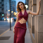 Conjunto de dos piezas con cuello halter