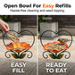 🐦 50% OFF NOW! 💖 Heart-Shaped Bird Feeder – Floral Design, Hanging, Rust-Resistant & Perfect for Backyard or Balcony 🏡