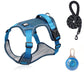 🐕 50% DE DESCONTO! 🔦 Peitoral anti-puxão para cães com guia e coleira LED – alivia a pressão, nylon macio e perfeito para caminhadas noturnas e treinamento 🌙