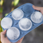 Molde de silicone para gelo em formato de bola de beisebol