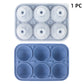 Molde de silicone para gelo em formato de bola de beisebol