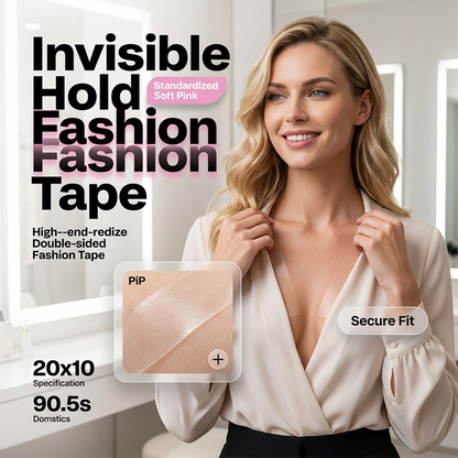 ⏳50% DE DESCONTO por tempo limitado!⏰Fita adesiva invisível de dupla face para corpo e roupas🪄