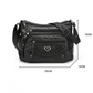 👜50% DE DESCONTO! ✨ Bolsa tiracolo em couro PU macio – vários bolsos, compartimento principal espaçoso e alça ajustável, 4 cores 👜✨