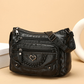 👜50% DE DESCONTO! ✨ Bolsa tiracolo em couro PU macio – vários bolsos, compartimento principal espaçoso e alça ajustável, 4 cores 👜✨