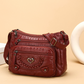 👜50% DE DESCONTO! ✨ Bolsa tiracolo em couro PU macio – vários bolsos, compartimento principal espaçoso e alça ajustável, 4 cores 👜✨