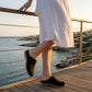 Tamancos plataforma femininos slip-on perfurados