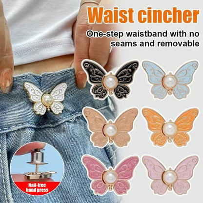 🦋Fivela removível de ajuste de cintura com borboleta