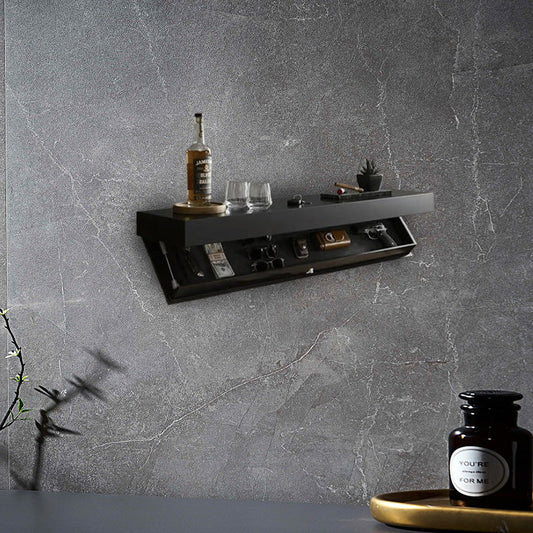 🌞Receba a primavera com 50% DE DESCONTO!💎 Prateleira flutuante de luxo com compartimento secreto – madeira maciça – armazenamento invisível para objetos de valor – design moderno