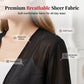 📢📢50% DE DESCONTO!! ⏰ Top feminino de chiffon com amarração frontal – transparente, curto e elegante – essencial para sobreposição no verão 🍃