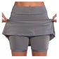 🌟50% DE DESCONTO – 🎁Saia shorts esportiva antiatrito – super macia e confortável🔥