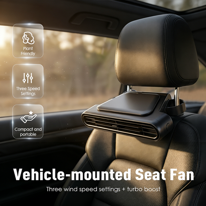 🔥ÚLTIMO DIA DE PROMOÇÃO 49% OFF🏆BreezGo™ Ventilador para Banco de Carro 🌬️ – Ventilador Recarregável com Clipe e 3 Velocidades, Bateria de 3000mAh 🔋 | Carregamento USB-C ⚡ para Carros 🚗, Carrinhos de Golfe 🛺 e Campervans 🏕️