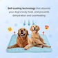 ❄️🐾 Tapete refrescante para pets (efeito de resfriamento 4x aprimorado) 🐶 Um item indispensável para o verão de todo dono de pet!