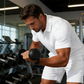 Conjunto masculino de verão de 2 peças: polo e shorts