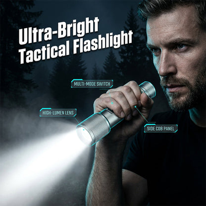 Lanterna LED multifuncional com zoom
