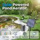 Arejador solar para lago com bomba de ar