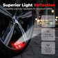Autocolantes refletivos para jantes de carro