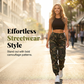 Calças Jogger Cargo Camufladas para Mulher