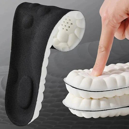 👟 COMPRE 2 E LEVE 1 GRÁTIS! ⚡ Palmilhas desportivas de látex – Suporte para o arco plantar, respiráveis, amortecedoras e perfeitas para o uso desportivo diário