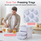 Portable Press Type Ice Bucket