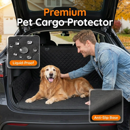 Protetor Impermeável para Porta-Malas de Carro – Tapete de Viagem para Animais de Estimação
