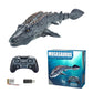 Brinquedo Mosassauro RC 2.4G com natação e jato de água