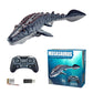 Brinquedo Mosassauro RC 2.4G com natação e jato de água