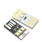 Luz noturna LED USB mini portátil