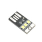 Luz noturna LED USB mini portátil