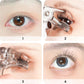 Ergonomic Wide-Angle Eyelash Curler - Natural & Long-Lasting Lash Curl