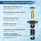 Universal Pop-Up Sink Drain Stopper with Strainer
