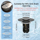 Universal Pop-Up Sink Drain Stopper with Strainer