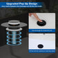 Universal Pop-Up Sink Drain Stopper with Strainer