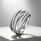 🎉 2026 Sale — Over 15,000 Sold! 💎 Adjustable Multi-Band Crossover Ring – Brilliant CZ Sparkle ✨