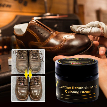 🥿🛋️ All-in-One Leather Care Treatment | Restores Color and Repairs Scratches, Suitable for Leather Furniture, Cars, and Accessories ✅
