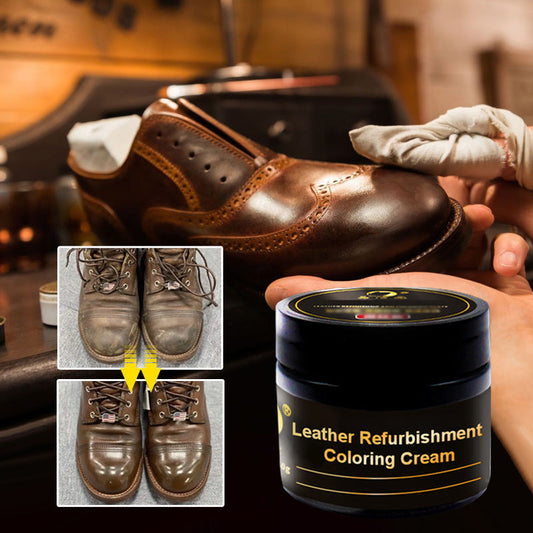 🥿🛋️ All-in-One Leather Care Treatment | Restores Color and Repairs Scratches, Suitable for Leather Furniture, Cars, and Accessories ✅