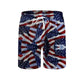 Men's Patriotic Printed Swim Trunks