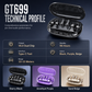 6-in-1 Wireless Sleep Earbuds with Charging Case